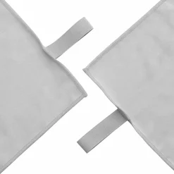 vidaXL Set van Sporthanddoeken 2 st Grijs 50 x 30 cm, 200 x 100 cm