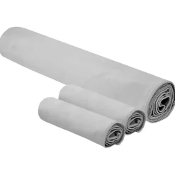 vidaXL Set van Sporthanddoeken 3 st Grijs 210 x 100 cm