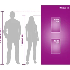 vidaXL Set van Sporthanddoeken 3 st Grijs 210 x 100 cm