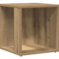 vidaXL Side Table 33 x 33 x 34 cm Engineered wood Artisanaal eiken