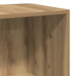 vidaXL Side Table 33 x 33 x 34 cm Engineered wood Artisanaal eiken