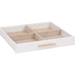 vidaXL Sieradendoosje 3-laags 23x20,5x14 cm wit
