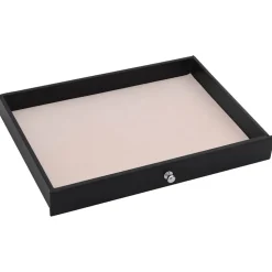 vidaXL Sieradendoos 10-laags met horlogehouders zwart 29x20,5x40,5 cm