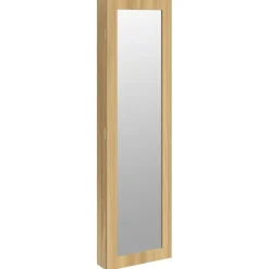 vidaXL Sieradenkast met spiegel wandgemonteerd 30x8,5x106 cm