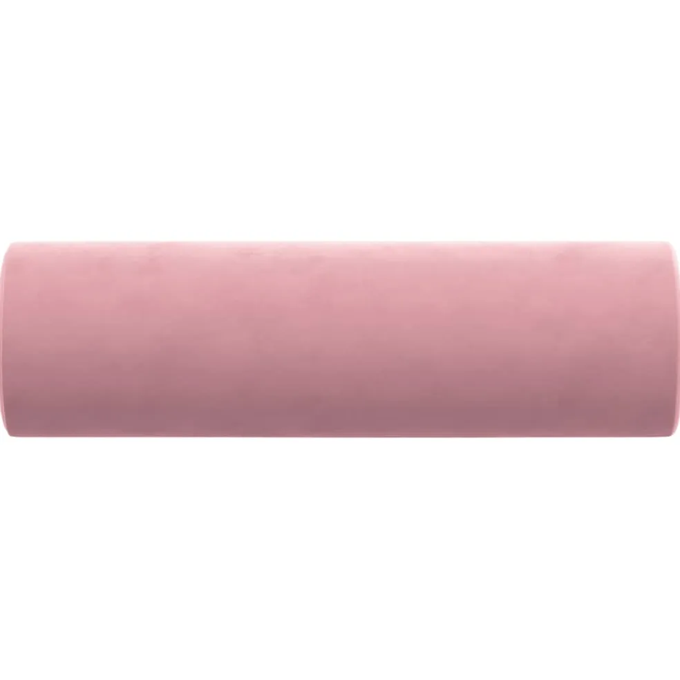 vidaXL Sierkussens 2 st 15x50 cm fluweel roze