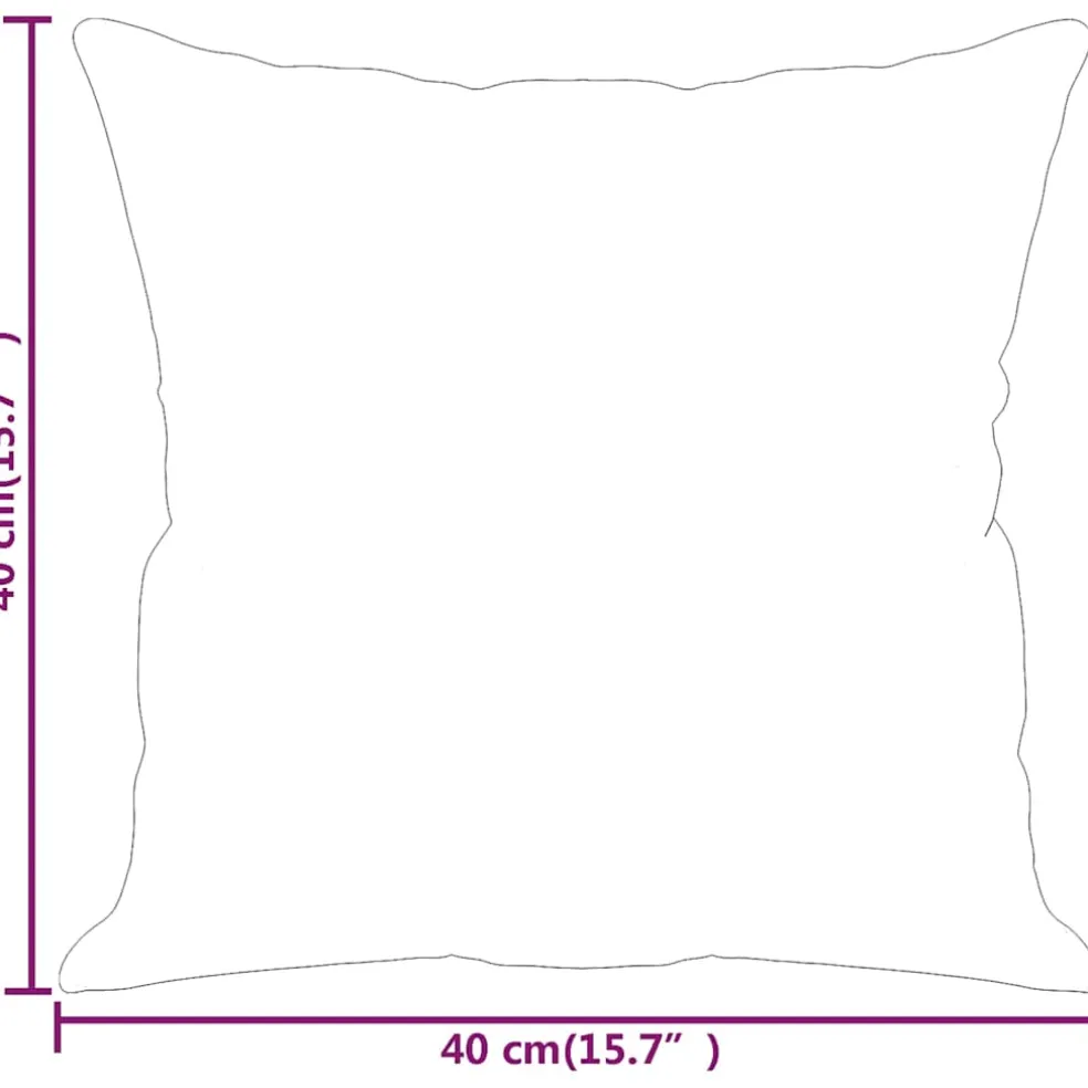 vidaXL Sierkussens 2 st 40x40 cm fluweel donkergroen