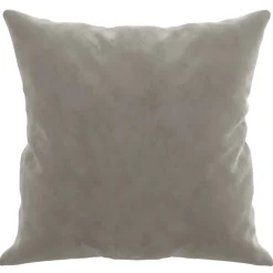 vidaXL Sierkussens 2 st 40x40 cm fluweel lichtgrijs