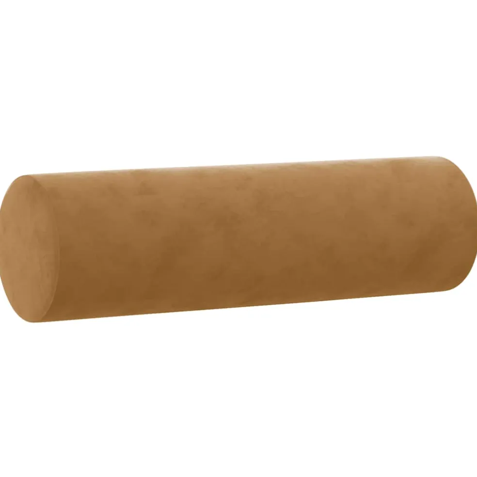 vidaXL Sierkussens 2 st 15x50 cm fluweel bruin
