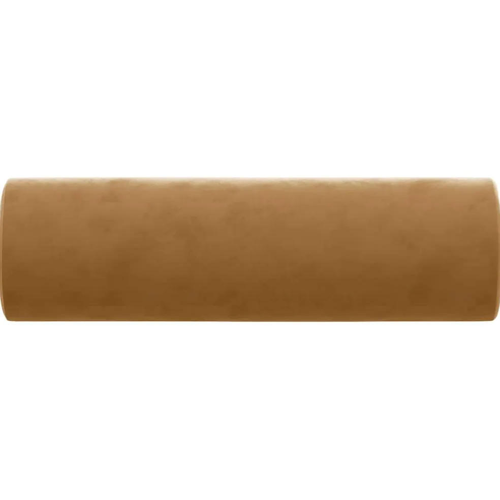 vidaXL Sierkussens 2 st 15x50 cm fluweel bruin