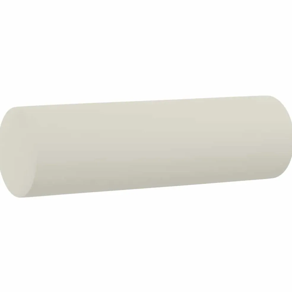 vidaXL Sierkussens 2 st 15x50 cm fluweel crèmekleurig
