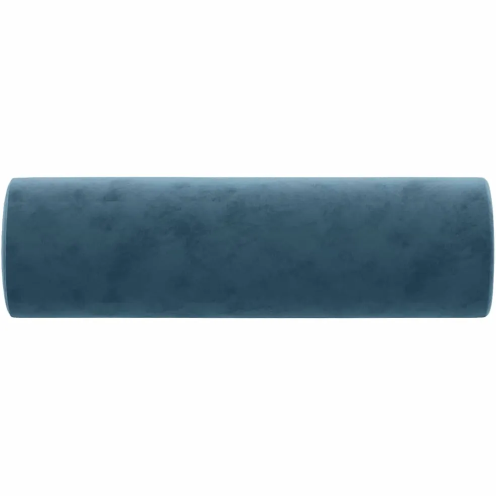 vidaXL Sierkussens 2 st 15x50 cm fluweel blauw