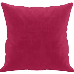 vidaXL Sierkussens 2 st 40x40 cm fluweel wijnrood