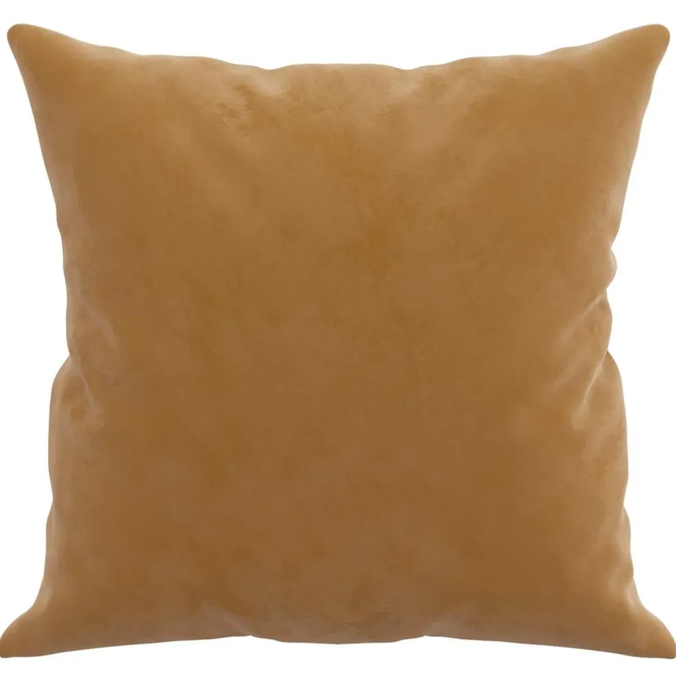 vidaXL Sierkussens 2 st 40x40 cm fluweel bruin
