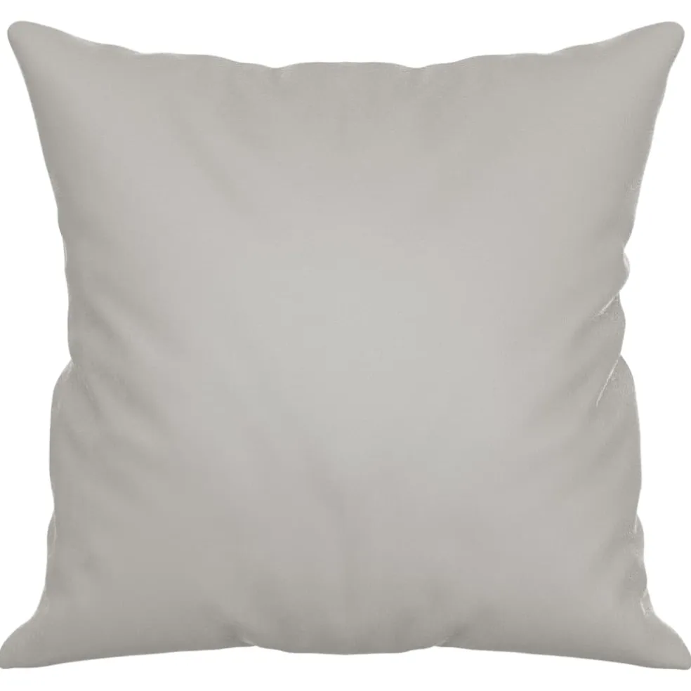 vidaXL Sierkussens 2 st 40x40 cm microvezelstof lichtgrijs