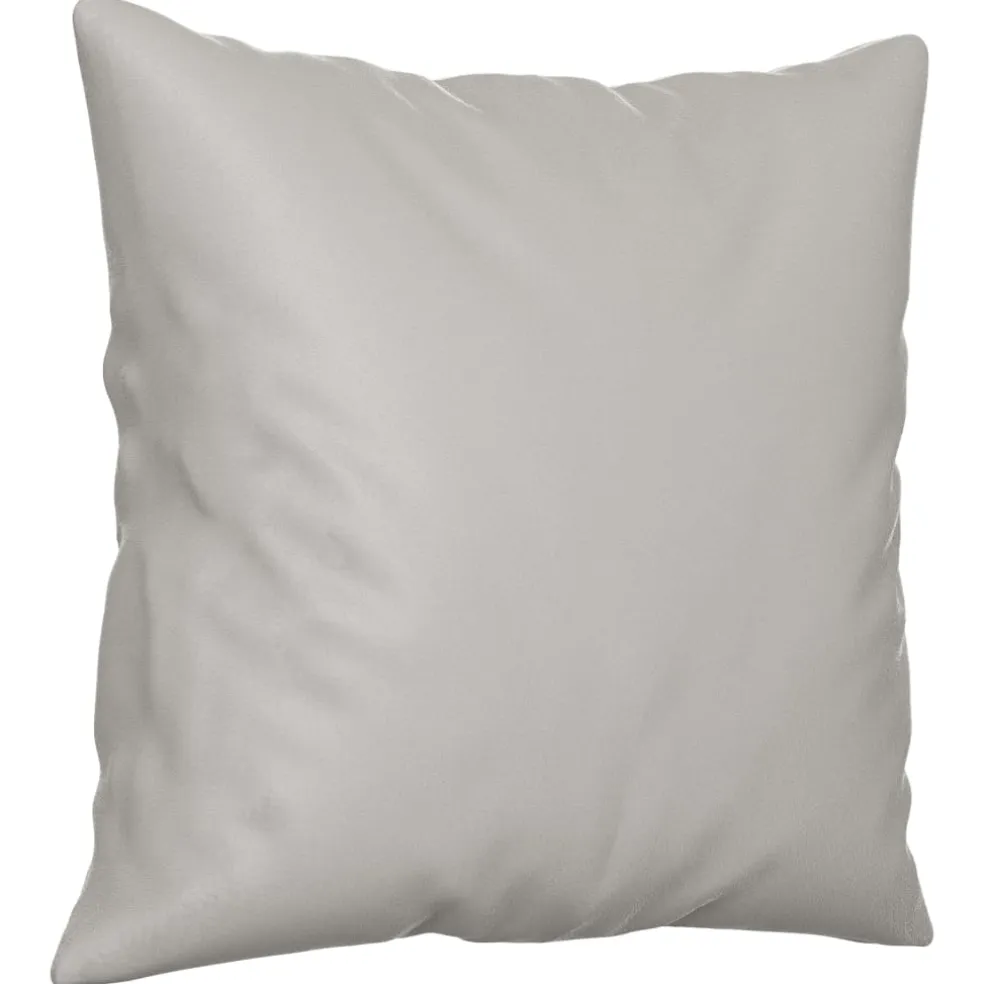 vidaXL Sierkussens 2 st 40x40 cm microvezelstof lichtgrijs
