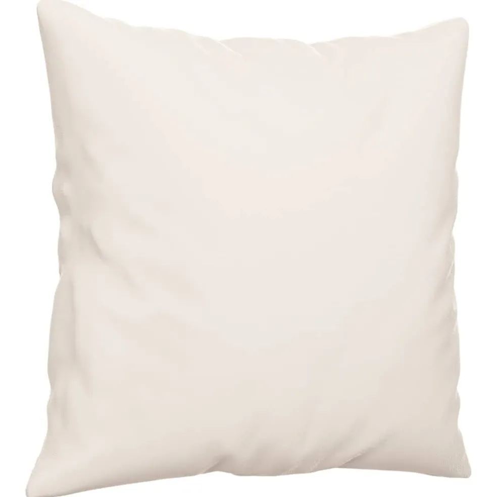vidaXL Sierkussens 2 st 40x40 cm microvezelstof beige