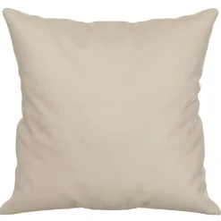 vidaXL Sierkussens 2 st 40x40 cm microvezelstof crèmekleurig