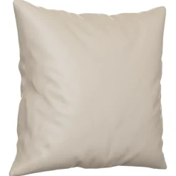vidaXL Sierkussens 2 st 40x40 cm microvezelstof crèmekleurig