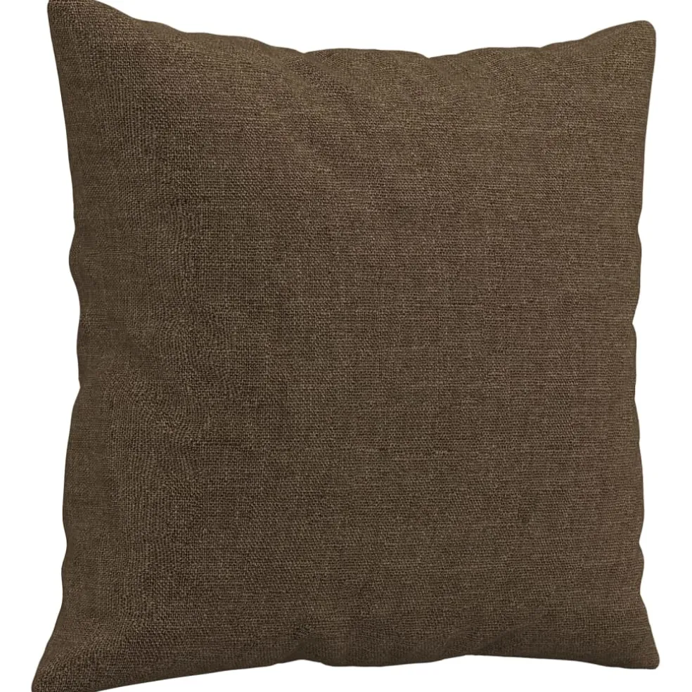 vidaXL Sierkussens 2 st 40x40 cm stof bruin