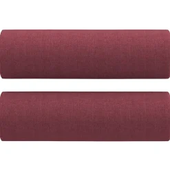 vidaXL Sierkussens 2 st 15x50 cm stof wijnrood