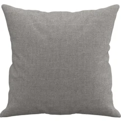vidaXL Sierkussens 2 st 40x40 cm stof lichtgrijs