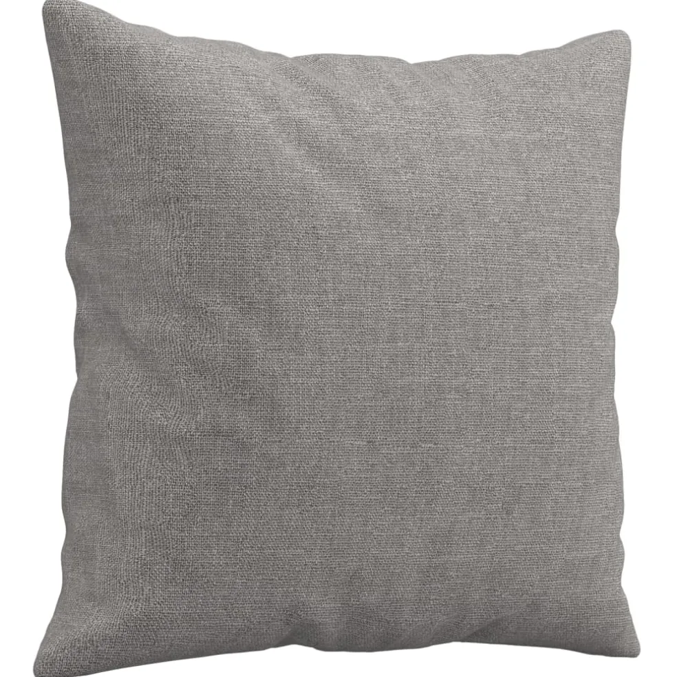 vidaXL Sierkussens 2 st 40x40 cm stof lichtgrijs