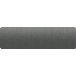 vidaXL Sierkussens 2 st 15x50 cm stof donkergrijs