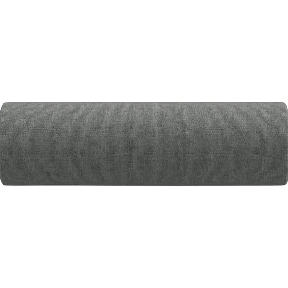 vidaXL Sierkussens 2 st 15x50 cm stof donkergrijs