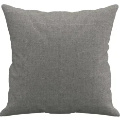 vidaXL Sierkussens 2 st 40x40 cm stof donkergrijs