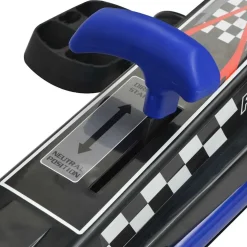 vidaXL Skelter met pedalen en verstelbare zitting blauw