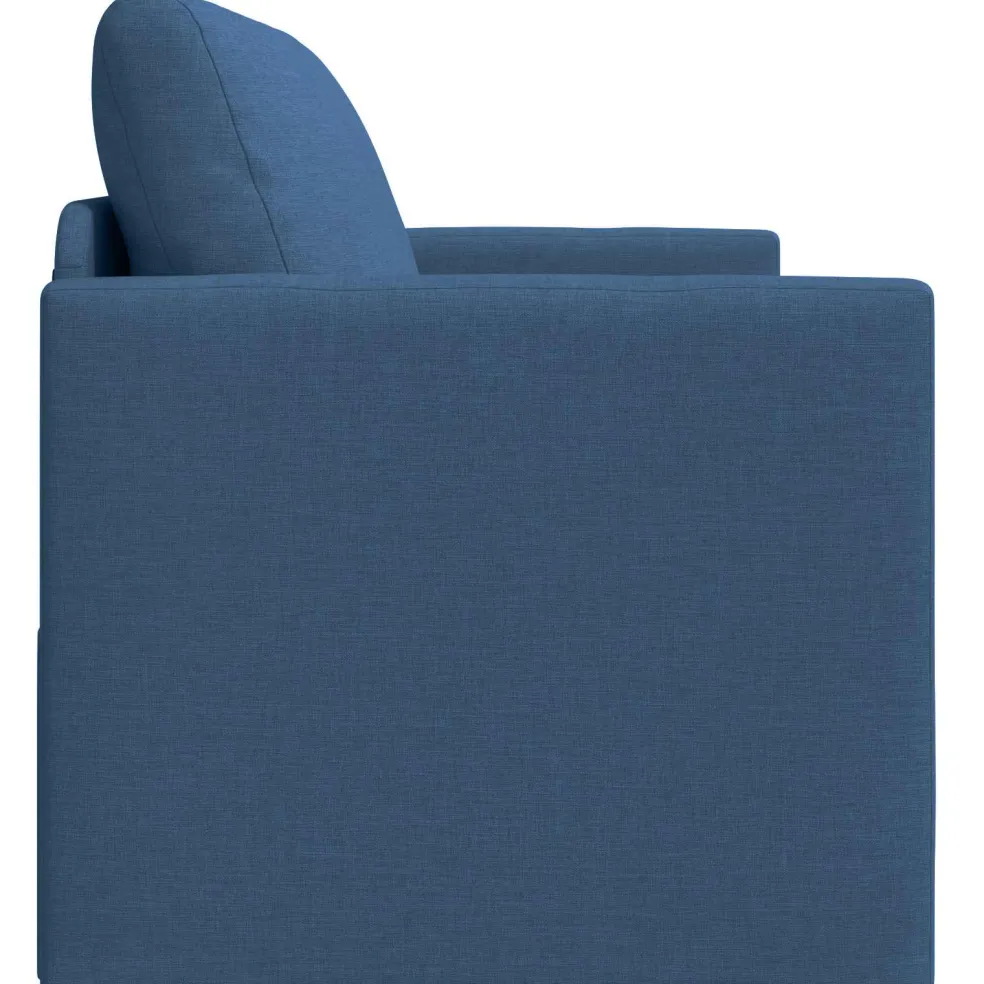vidaXL Slaapbank Blauw 124 x 71 x 78 cm Stof