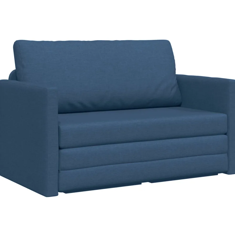 vidaXL Slaapbank Blauw 124 x 71 x 78 cm Stof
