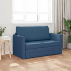 vidaXL Slaapbank Blauw 124 x 71 x 78 cm Stof
