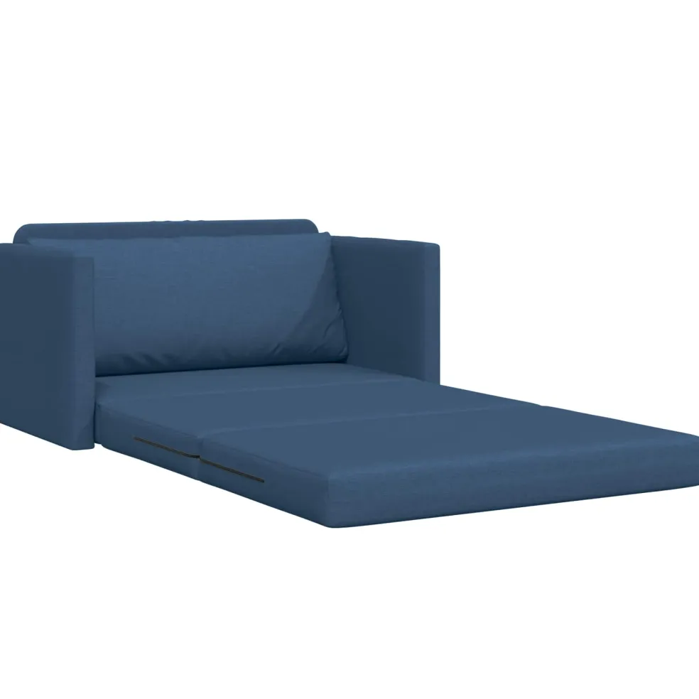 vidaXL Slaapbank Blauw 124 x 71 x 78 cm Stof