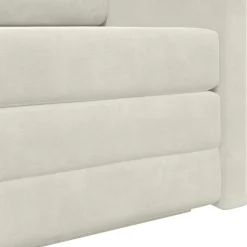 vidaXL Slaapbank Crème 124 x 71 x 78 cm Fluweel