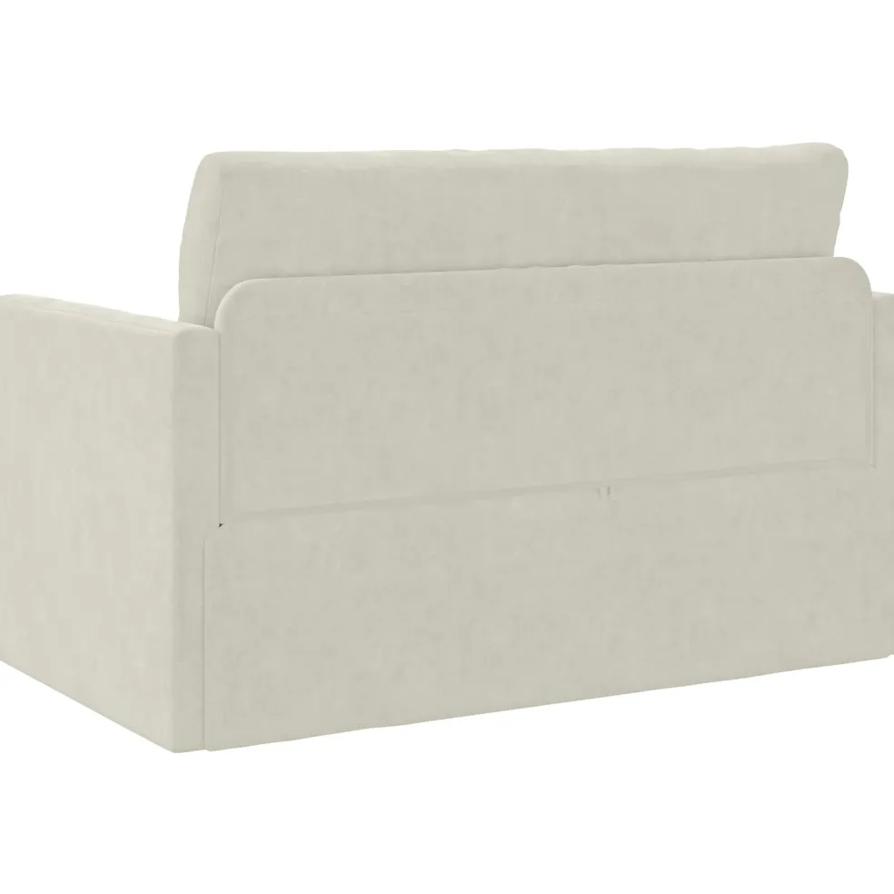 vidaXL Slaapbank Crème 124 x 71 x 78 cm Fluweel