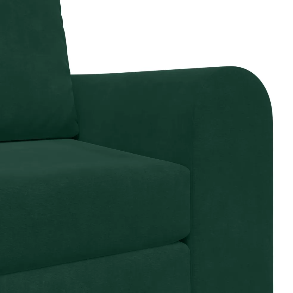 vidaXL Slaapbank Donkergroen 98 x 71 x 83 cm Fluweel