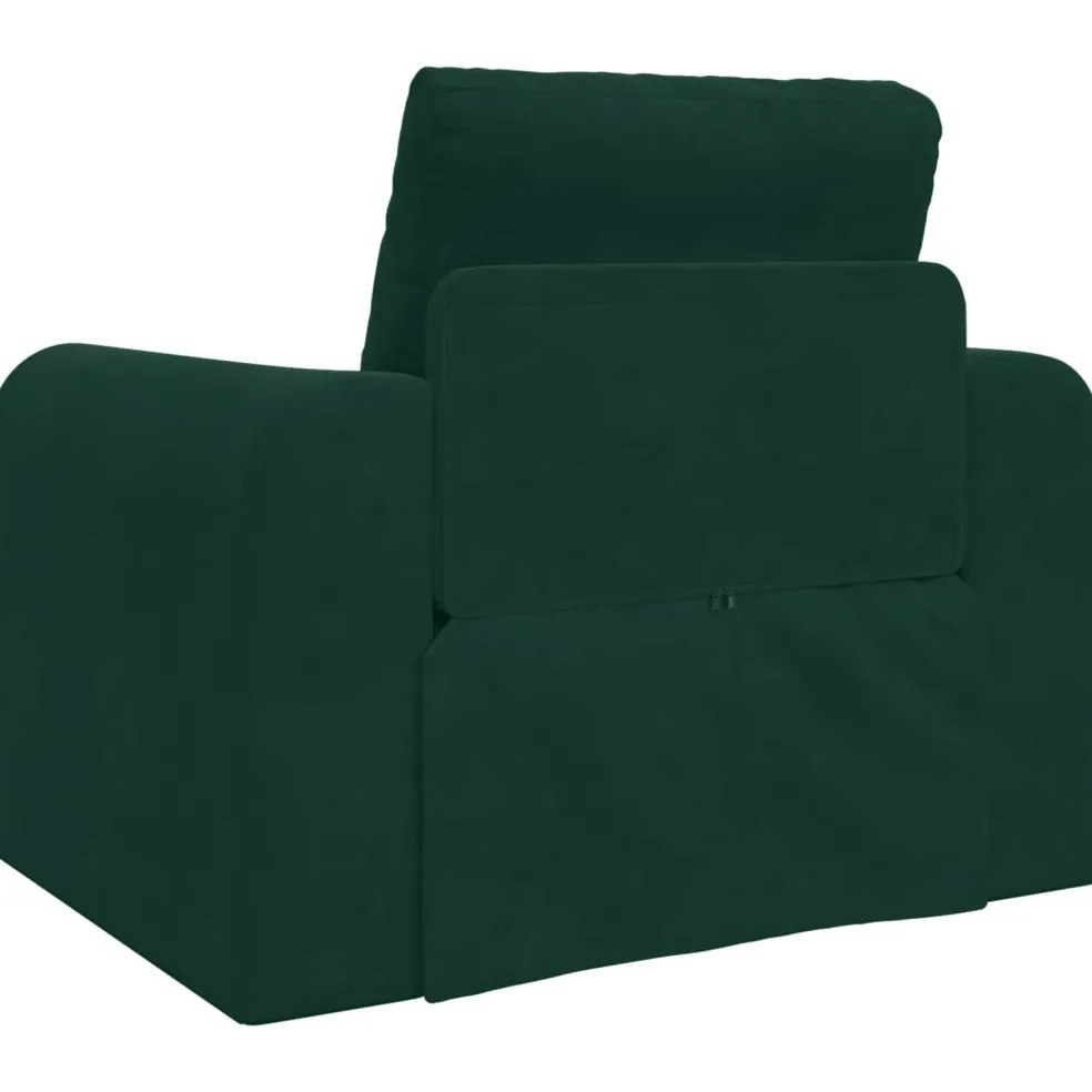 vidaXL Slaapbank Donkergroen 98 x 71 x 83 cm Fluweel
