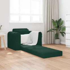 vidaXL Slaapbank Donkergroen 98 x 71 x 83 cm Fluweel