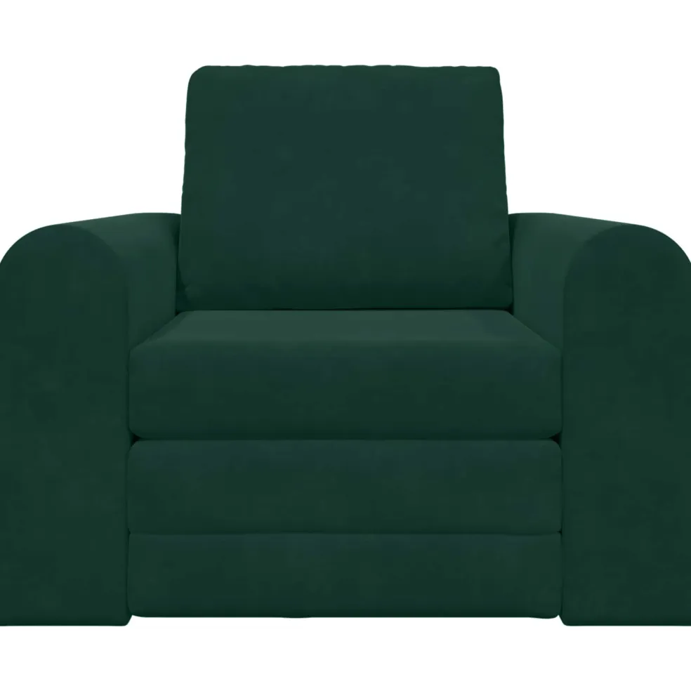 vidaXL Slaapbank Donkergroen 98 x 71 x 83 cm Fluweel