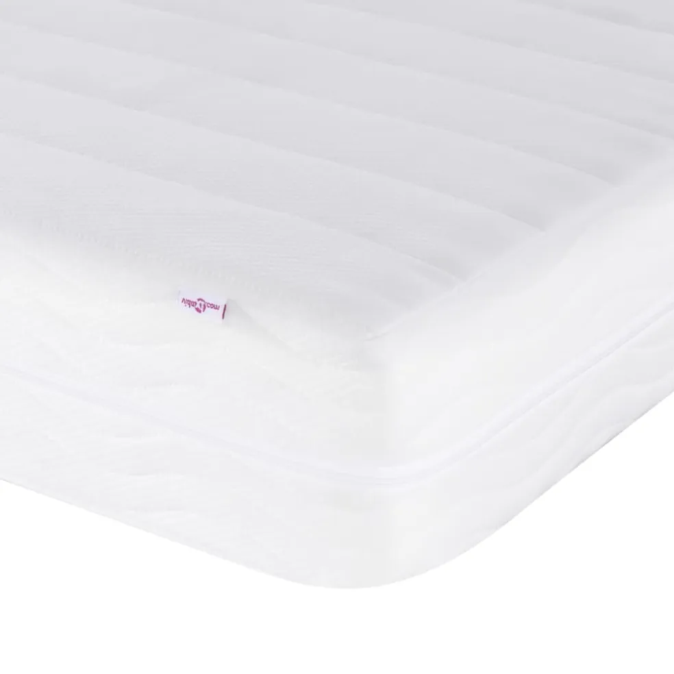 vidaXL Slaapbank met matras 80x200 cm massief grenenhout wit