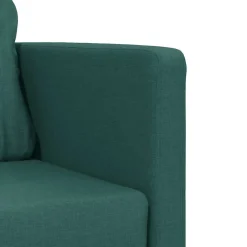 vidaXL Slaapbank vloermodel 2-in-1 112x174x55 cm stof donkergroen