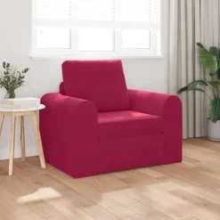 vidaXL Slaapbank Wijnrood 98 x 71 x 83 cm Fluweel