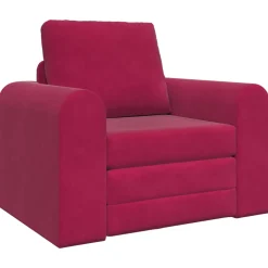 vidaXL Slaapbank Wijnrood 98 x 71 x 83 cm Fluweel