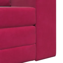 vidaXL Slaapbank Wijnrood 98 x 71 x 83 cm Fluweel