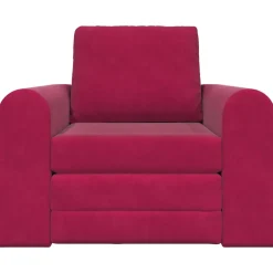 vidaXL Slaapbank Wijnrood 98 x 71 x 83 cm Fluweel