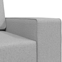 vidaXL Slaapbank Wolkengrijs 245 x 78 x 77 cm Stof