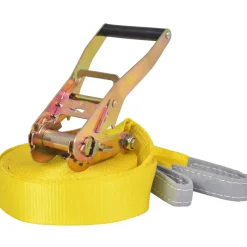 vidaXL Slackline 15 m x 50 mm 150 kg geel