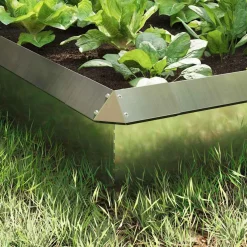 vidaXL Slakkenhekken 8 st 100 x 3,5 x 25 cm Gegalvaniseerd staal