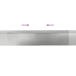 vidaXL Slakkenhekken 8 st 100 x 3,5 x 25 cm Gegalvaniseerd staal